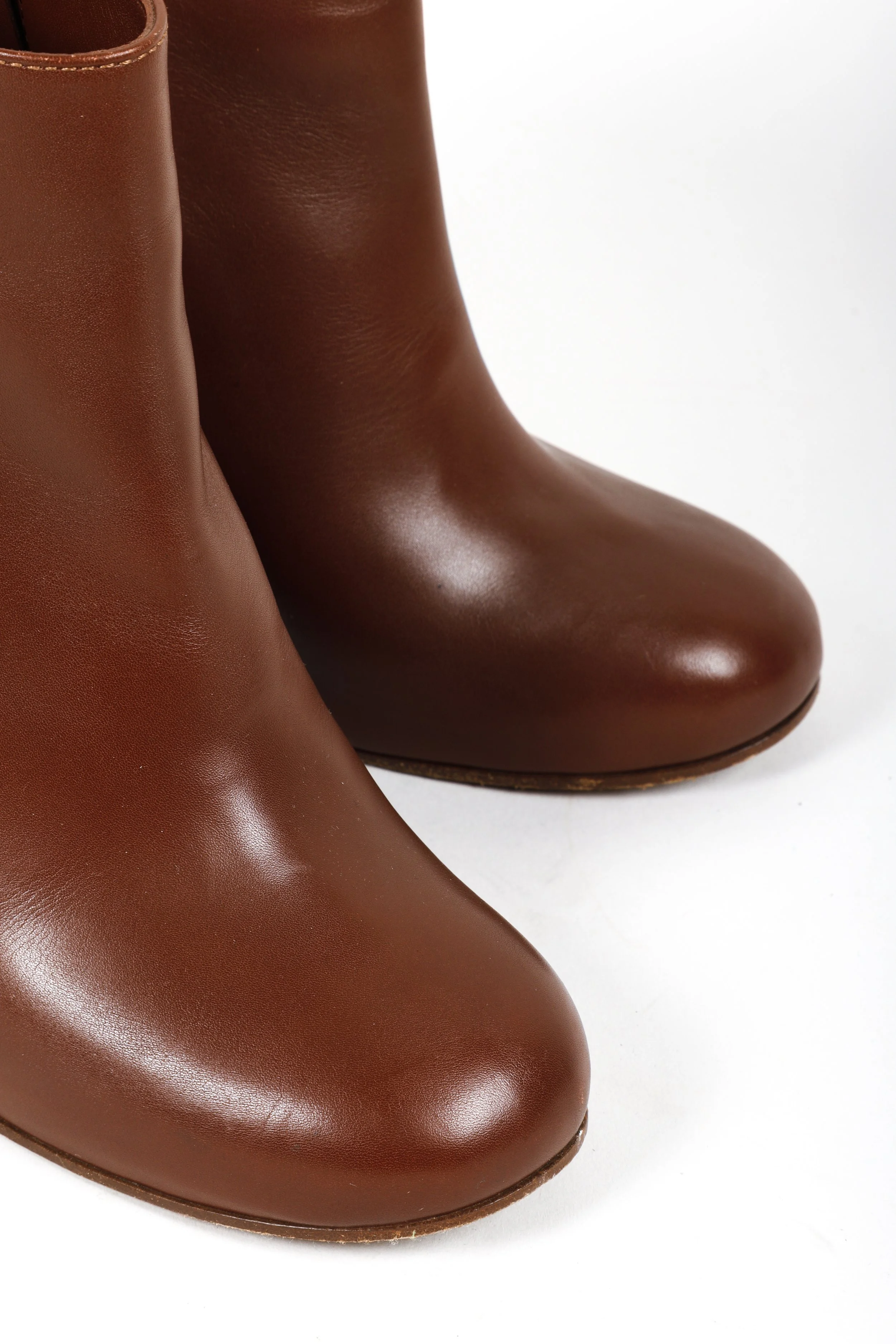 Brown wedge boots hot sale